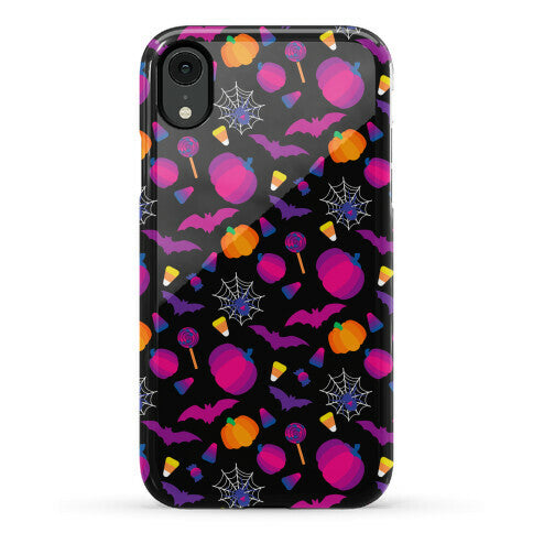 Bisexual Pride Halloween Pattern Phone Case