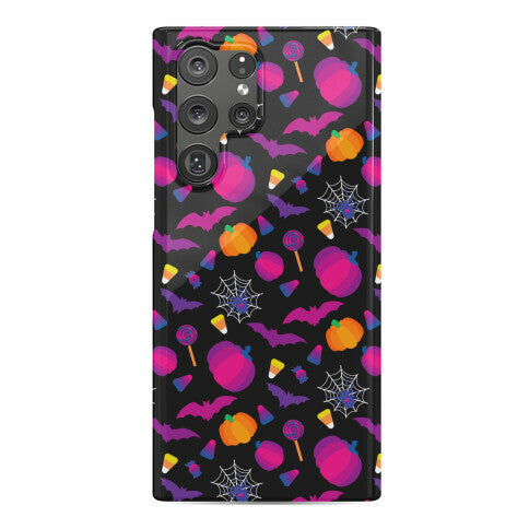 Bisexual Pride Halloween Pattern Phone Case