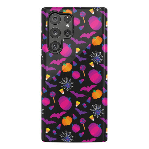 Bisexual Pride Halloween Pattern Phone Case