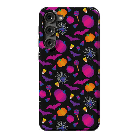 Bisexual Pride Halloween Pattern Phone Case
