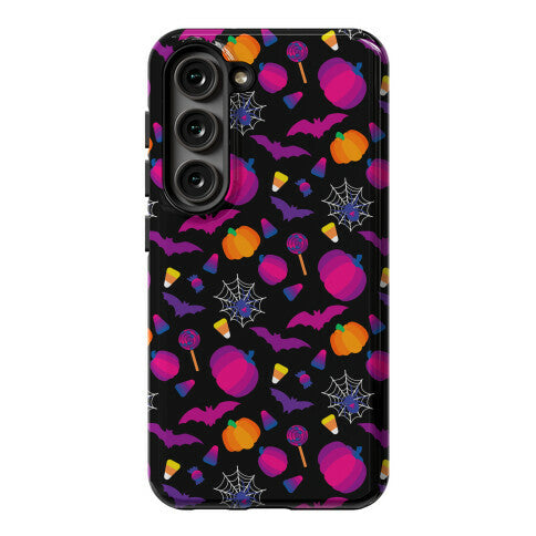 Bisexual Pride Halloween Pattern Phone Case