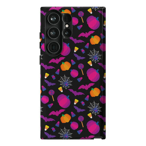 Bisexual Pride Halloween Pattern Phone Case