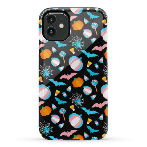 Transgender Pride Halloween Pattern Phone Case