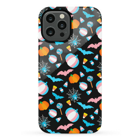 Transgender Pride Halloween Pattern Phone Case