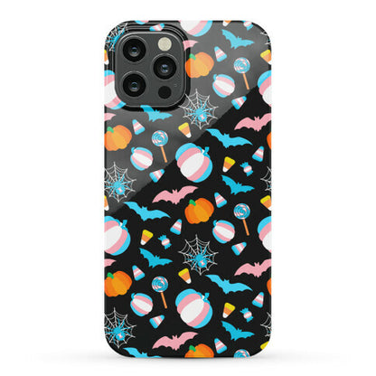 Transgender Pride Halloween Pattern Phone Case