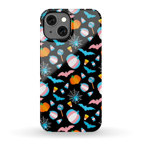 Transgender Pride Halloween Pattern Phone Case