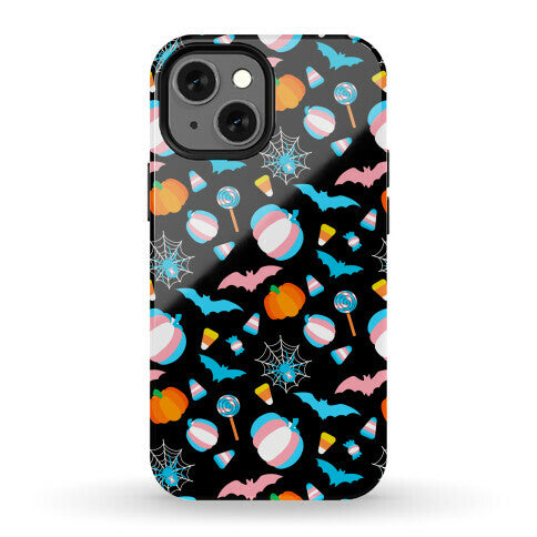 Transgender Pride Halloween Pattern Phone Case