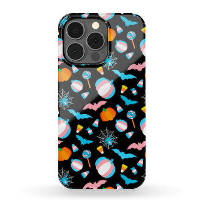 Transgender Pride Halloween Pattern Phone Case