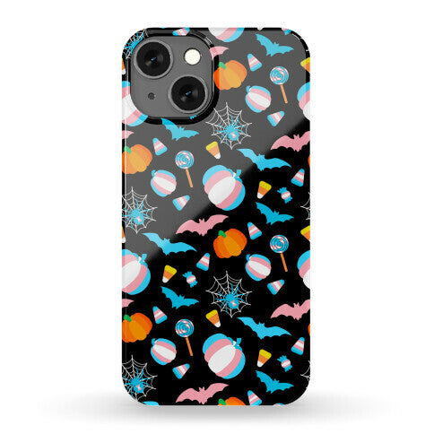 Transgender Pride Halloween Pattern Phone Case