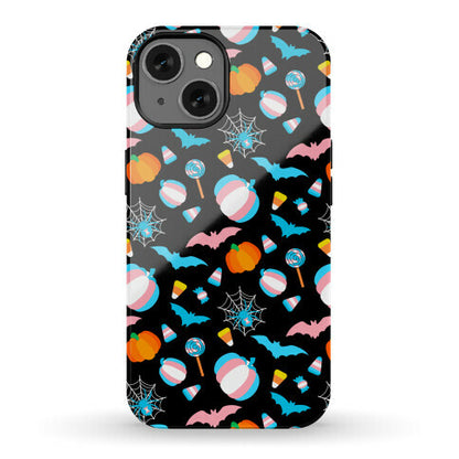 Transgender Pride Halloween Pattern Phone Case