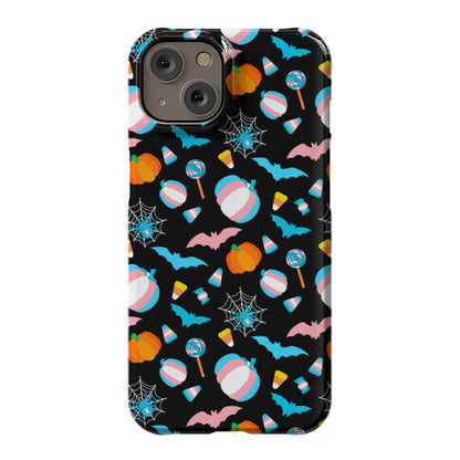 Transgender Pride Halloween Pattern Phone Case