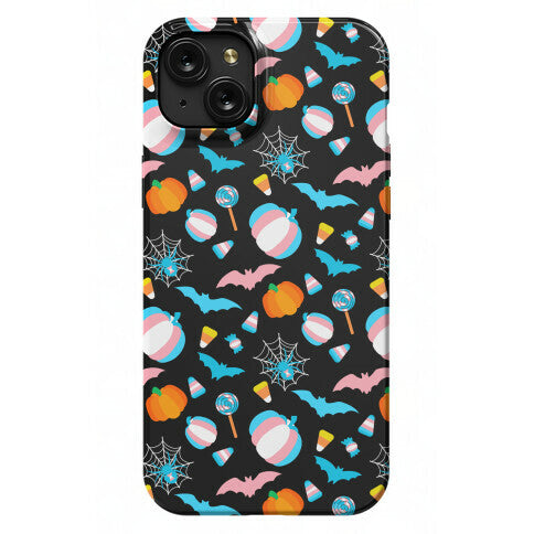 Transgender Pride Halloween Pattern Phone Case