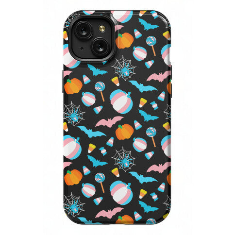 Transgender Pride Halloween Pattern Phone Case