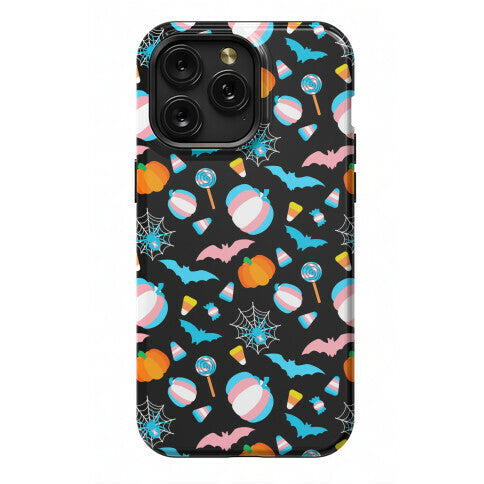 Transgender Pride Halloween Pattern Phone Case