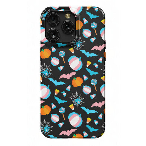 Transgender Pride Halloween Pattern Phone Case