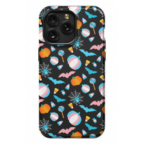 Transgender Pride Halloween Pattern Phone Case