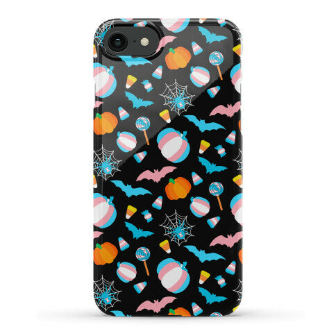 Transgender Pride Halloween Pattern Phone Case