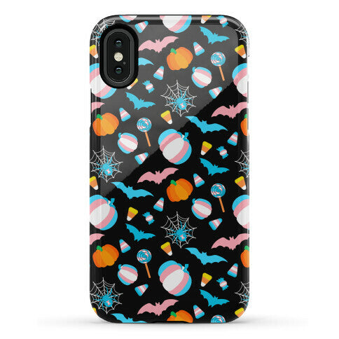 Transgender Pride Halloween Pattern Phone Case