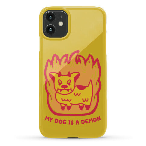 My Dog is a Demon Phone Case