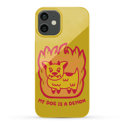 My Dog is a Demon Phone Case