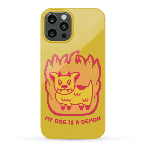 My Dog is a Demon Phone Case
