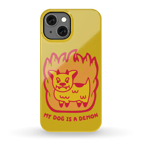 My Dog is a Demon Phone Case