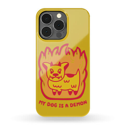 My Dog is a Demon Phone Case