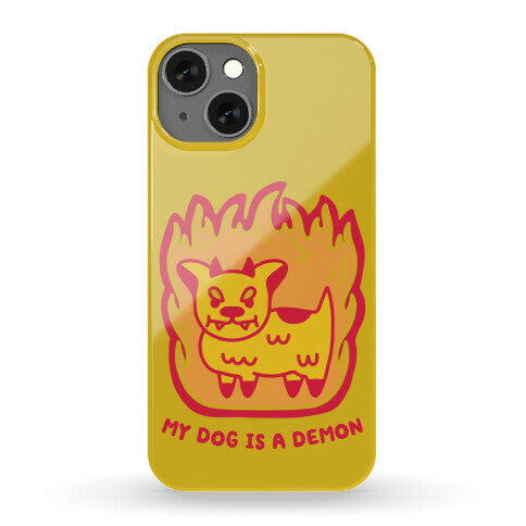 My Dog is a Demon Phone Case