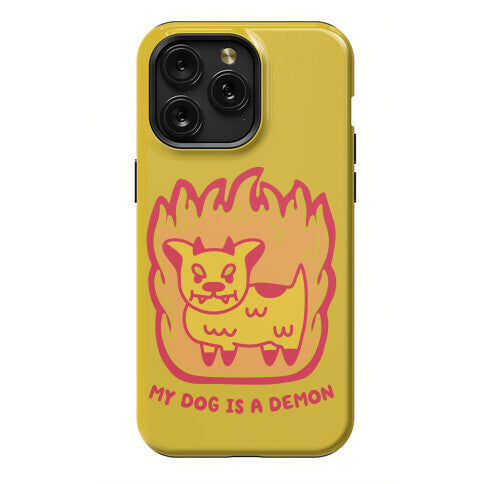 My Dog is a Demon Phone Case