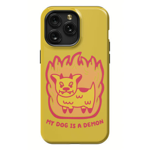 My Dog is a Demon Phone Case