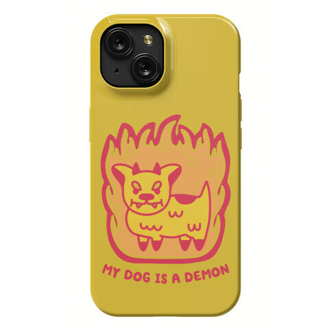 My Dog is a Demon Phone Case