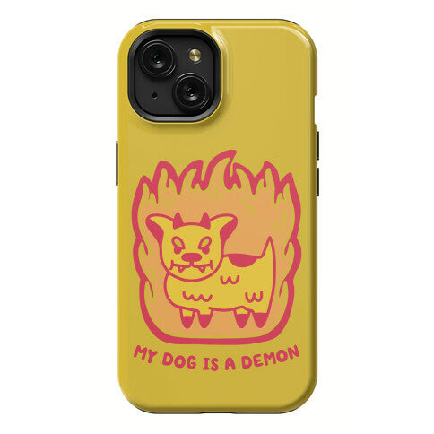 My Dog is a Demon Phone Case