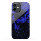 Pixelated Blue Nebula Phone Case