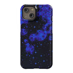 Pixelated Blue Nebula Phone Case