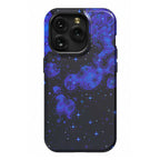 Pixelated Blue Nebula Phone Case