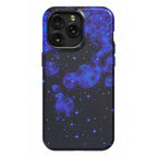 Pixelated Blue Nebula Phone Case