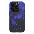 Pixelated Blue Nebula Phone Case