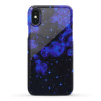 Pixelated Blue Nebula Phone Case