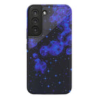 Pixelated Blue Nebula Phone Case