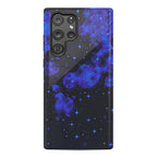 Pixelated Blue Nebula Phone Case