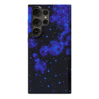 Pixelated Blue Nebula Phone Case