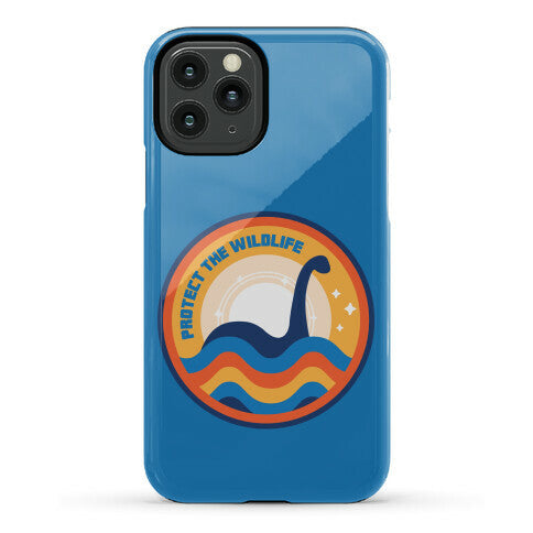 Protect The Wildlife - Nessie, Loch Ness Monster Phone Case