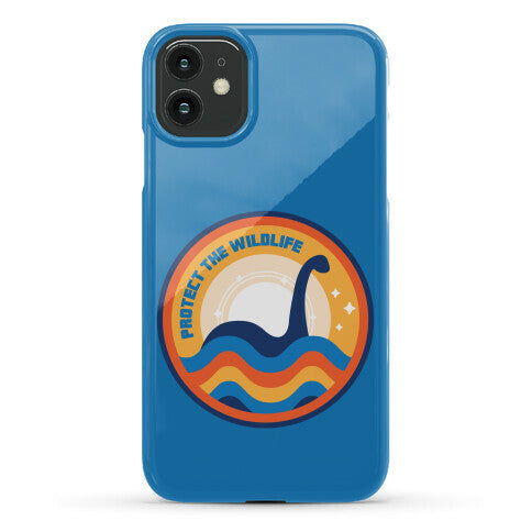 Protect The Wildlife - Nessie, Loch Ness Monster Phone Case