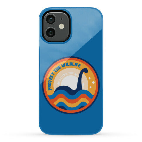 Protect The Wildlife - Nessie, Loch Ness Monster Phone Case