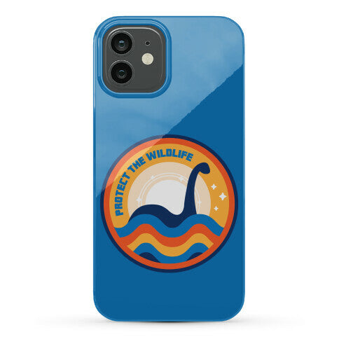 Protect The Wildlife - Nessie, Loch Ness Monster Phone Case