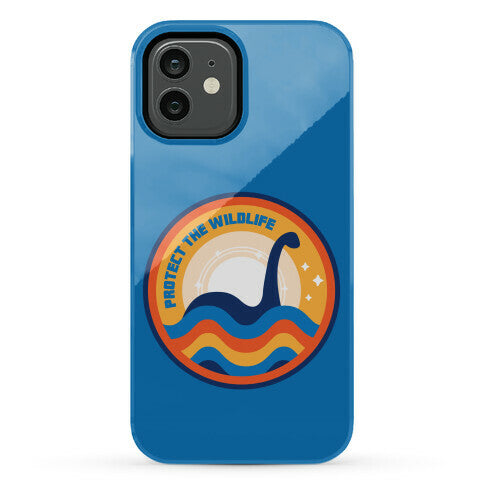 Protect The Wildlife - Nessie, Loch Ness Monster Phone Case