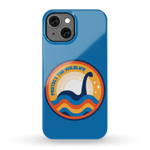 Protect The Wildlife - Nessie, Loch Ness Monster Phone Case