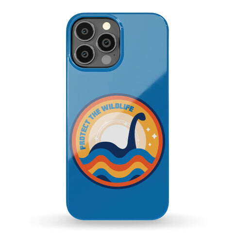 Protect The Wildlife - Nessie, Loch Ness Monster Phone Case