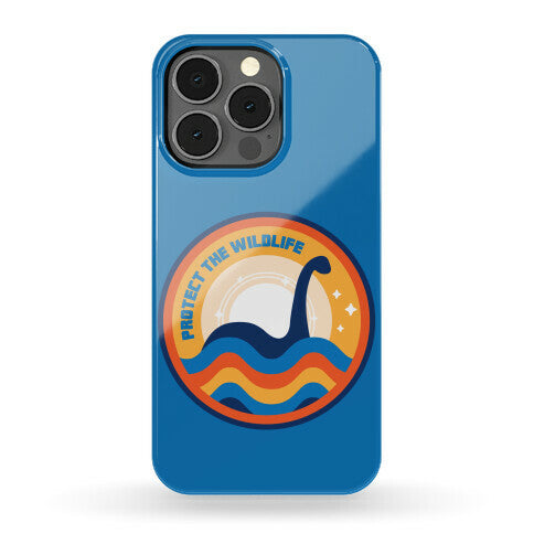 Protect The Wildlife - Nessie, Loch Ness Monster Phone Case