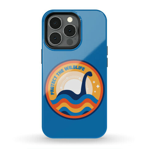 Protect The Wildlife - Nessie, Loch Ness Monster Phone Case